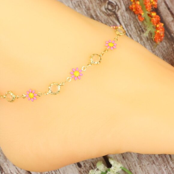 "Dainty Anklet for Women – Elegant Everyday Jewelry & Perfect Gift | MLCRC1265 - Picture 1 of 10